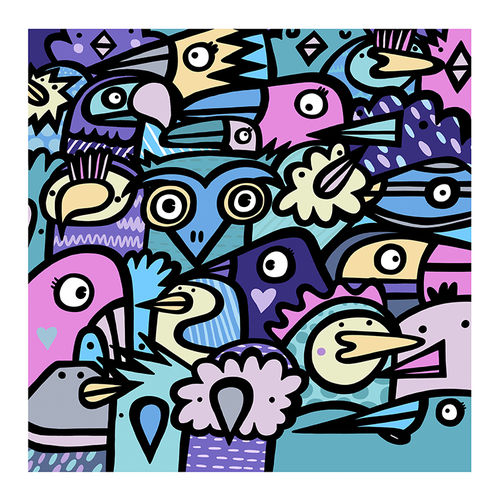 Feeding The Birds - Giclee Print